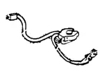XC2Z14301GA - Electrical: Negative Cable for Ford: E-350 Econoline Club Wagon, E-350 Super Duty Image