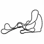 8C3Z6619G - Cooling System: Gasket for Ford: F-250 Super Duty, F-350 Super Duty, F-450 Super Duty, F-550 Super Duty Image