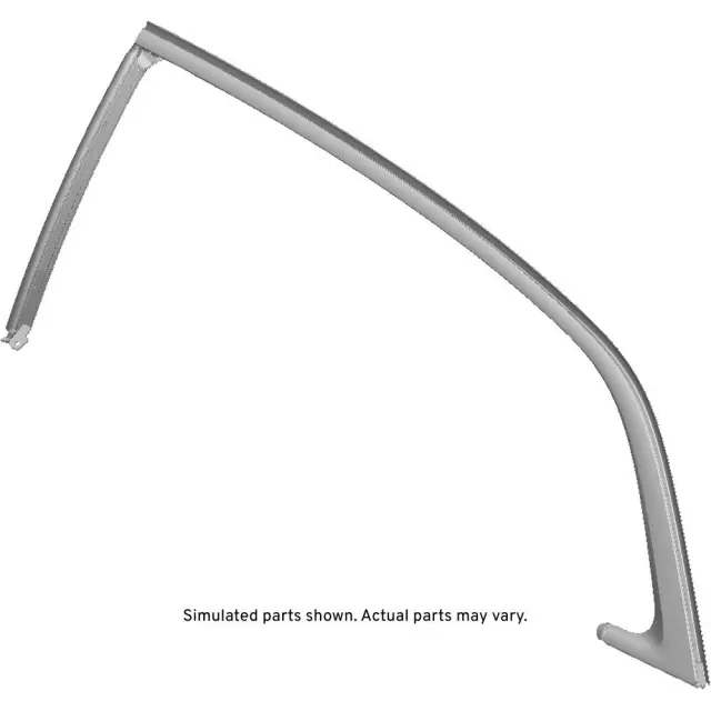 20803291 - : Part# 20803291 Rear Driver Side Door Window Upper Reveal Molding for Chevrolet: Malibu Image