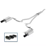 M5200M4EBA - : 2015-2023 Mustang 2.3L Extreme Exhaust System With Black Chrome Tips for Ford Performance Parts Image