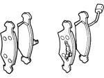 2U2Z2V001JA - Brakes: Brake Pads for Ford: Contour | Mercury: Cougar, Mystique Image