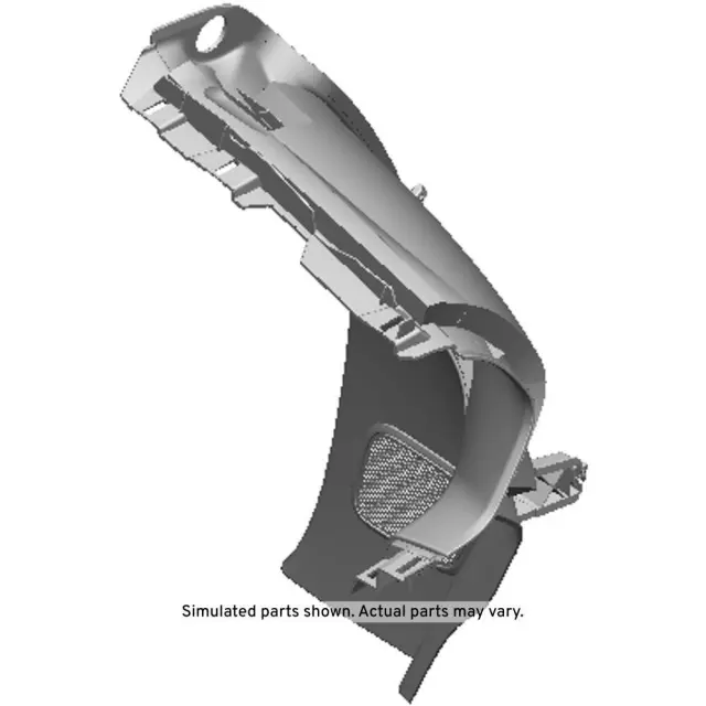 84507942 - Body: Lock Pillar Trim for Chevrolet: Corvette Image