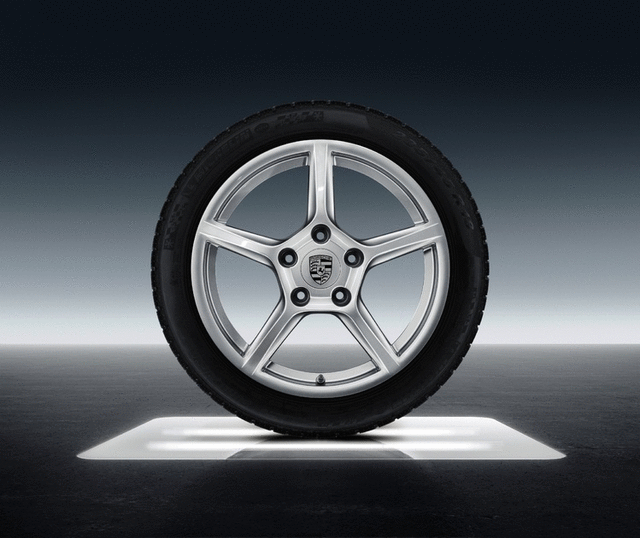 98104460022 - Wheels: 18-Inch Boxster Winter Wheel-And-Tire Set for Porsche: Boxster, Cayman Image