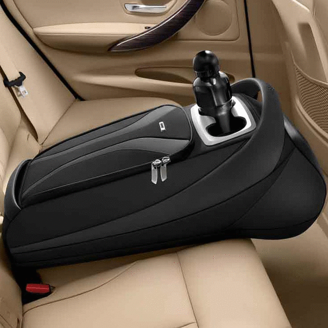 52212303027 - Interior: Rear Storage Bag - Black for BMW: 330e, 330i, 330i xDrive, M340i, X3, X5 Image