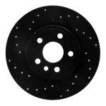 63311027L - : DFC Brake Rotor - Drilled and Slotted - Black for DYNAMIC FRICTION Image