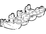 F87Z9424GA - Engine: Manifold for Ford: Ranger Image