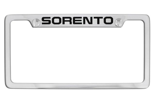 UR013AY002XM - Exterior: License Plate Frame - Upper Logo for Kia: K5, Rio, Sorento Image