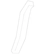 2318851423 - : Cover, Bumper Area for Mercedes-Benz: SL63 AMG, SL65 AMG Image