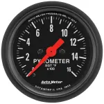 2654 - : GAUGE, PYROMETER (EGT), 2 1/16", 1600?F, DIGITAL STEPPER MOTOR, Z-SERIES for AutoMeter Image