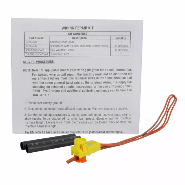 Seat Belt Pretensioner Connector  - Motorcraft (WPT-1681)