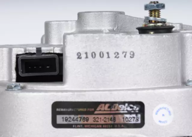 Alternator, Remanufactured - GM (19244769)