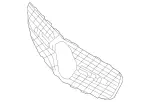 2178880123 - : Grille for Mercedes-Benz Image