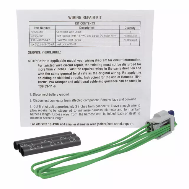 Wire Assembly - Ford (CU2Z-14S411-AVB)