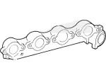XC2Z9431BA - Exhaust: Manifold for Ford: E-150 Econoline, E-150 Econoline Club Wagon, E-250 Econoline, E-350 Econoline Club Wagon, E-350 Super Duty, Econoline Super Duty, F-250, F-250 Super Duty, F-350 Super Duty Image