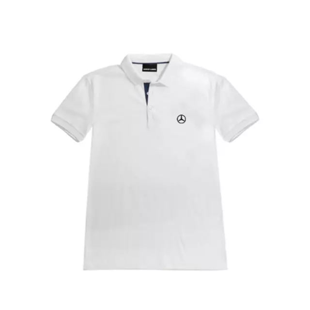 144408003 - : Mer Mens Short-Sleeve Accent Polo (AMWM7 for Mercedes-Benz Image