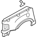 7A2Z9927840B - Body: Outer Side Panel for Ford: Explorer Sport Trac Image