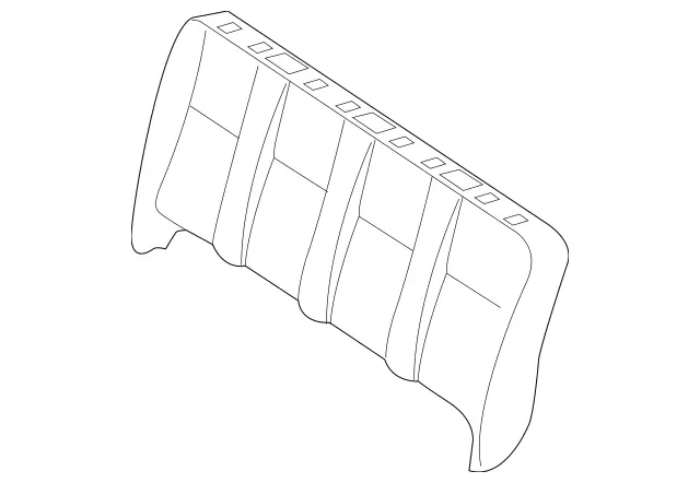 90795078019D88 - Body: Seat Back Cover for Mercedes-Benz: Sprinter 1500, Sprinter 2500, Sprinter 3500, Sprinter 3500XD, Sprinter 4500 Image image