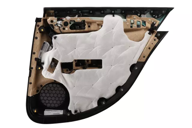 Rear Driver Side Door Interior Trim Panel in Black - GM (23136198)
