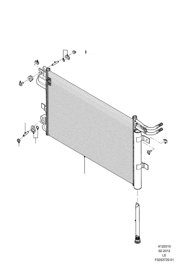 BB5Z19C836A - HVAC: Accumulator for Ford Image