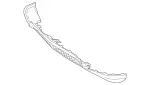 1668857025 - : Trim, Bumper for Mercedes-Benz Image