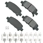 ACT770A - : Akebono ProACT Ultra Premium Ceramic Disc Brake Pad Kit for AKEBONO Image