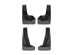 110193120193 - : Black MudFlap No-Drill DigitalFit® MudFlap Kit for WeatherTech Image