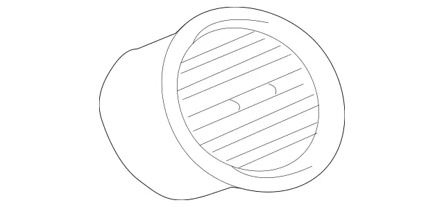 23083002541265 - Body: Vent Grille for Mercedes-Benz Image