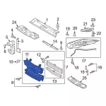JR3Z8B455B - Body: Housing for Ford Image