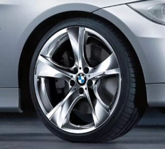 36110445510 - Wheels: Star Spoke 311 In Chrome - Complete Set for BMW: 740i, 740Li, 750i, 750i xDrive, 750Li, 750Li xDrive Image