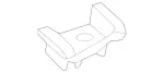 2059910198 - Trim and Lining: Trim Strip Clip for Mercedes-Benz Image