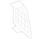2308853953 - Attachment Parts: Grille for Mercedes-Benz Image