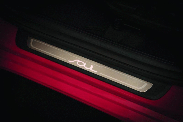 K0F45AC000 - Exterior: Door Sill Plates - Illuminated for Kia: Seltos, Soul Image