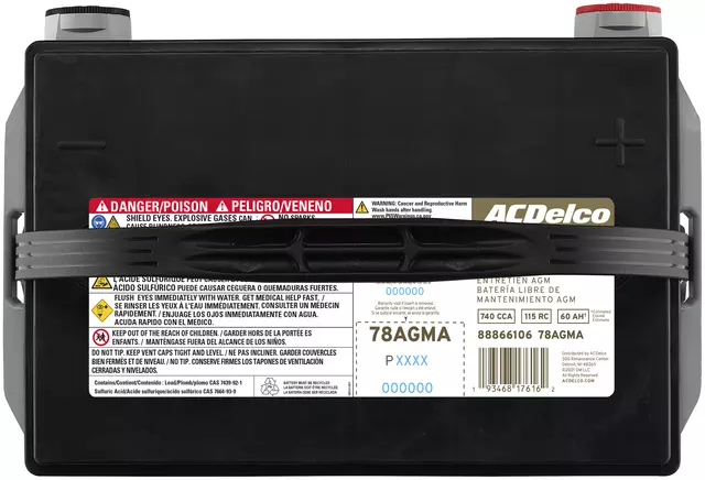 78AGMA - : Acdelco™ Vehicle Battery for GM Image