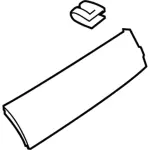 BT4Z7804338AD - Body: Trim Bezel for Ford: Edge Image