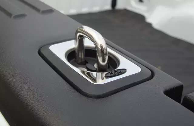 VAC3Z99000A64B - Exterior: Bed Hooks, Polished Ss (Set Of 2) for Ford: E-350 Super Duty, E-450 Super Duty, F-150, F-250 Super Duty, F-350 Super Duty, F-450 Super Duty, F-550 Super Duty, Ranger Image