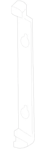 9066301345 - Body: Aperture Panel Reinforced Plate for Mercedes-Benz Image