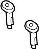 876024BA3A - Body: Headrest Guide for INFINITI: QX50, QX55 Image