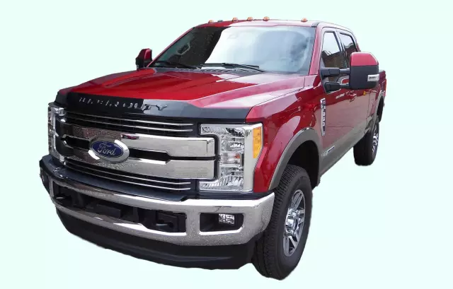 VHC3Z16C900C - : Hood Protector - Aeroskin for Ford: E-350 Super Duty, E-450 Super Duty, F-250 Super Duty, F-350 Super Duty, F-450 Super Duty, F-550 Super Duty Image
