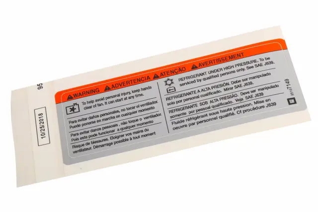 95167149 - Body: Fan Label for GM Image