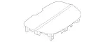 24768026009051 - Body: Center Cover for Mercedes-Benz Image