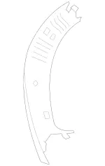 25174003007E94 - : Lift Gate Trim for Mercedes-Benz Image