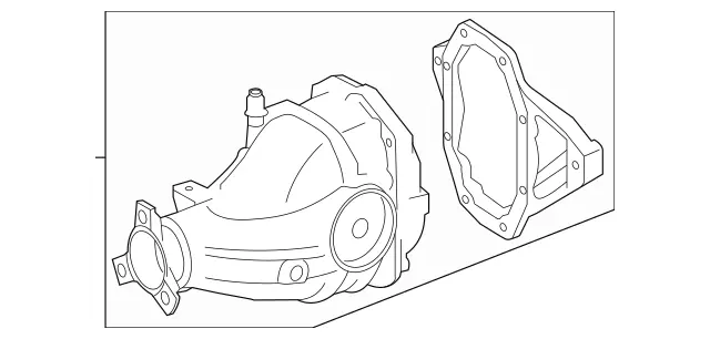 1673504300 - Rear Axle: Rear Axle Differential for Mercedes-Benz: GLE580, GLS580 Image image