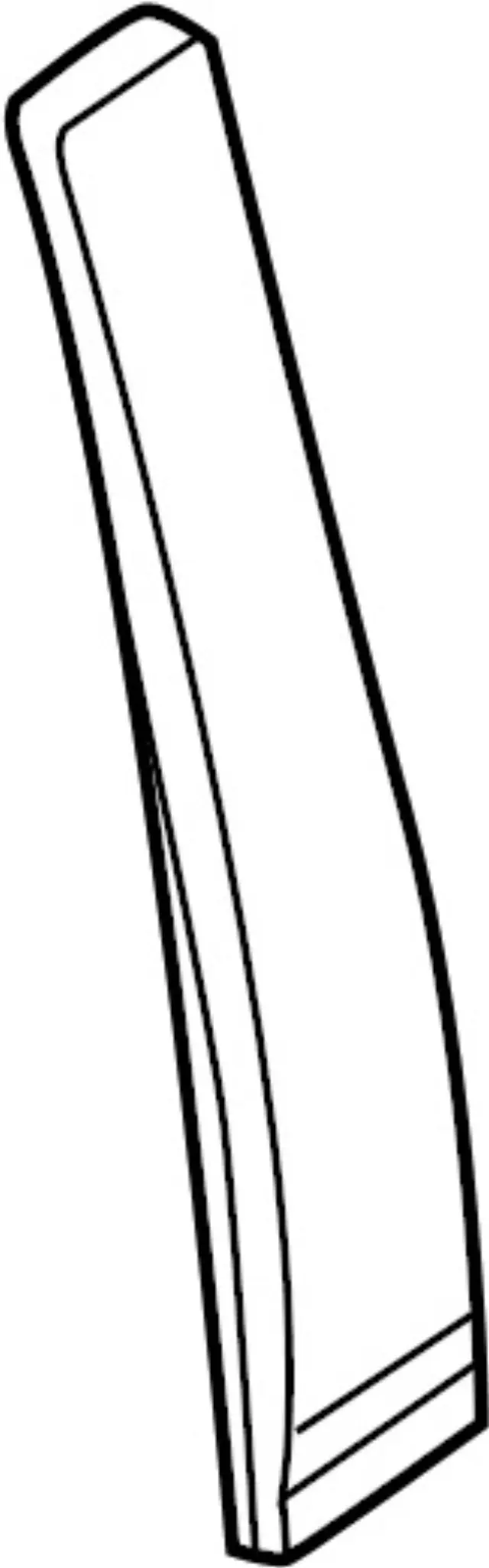 822D21MA0A - Body: Applique for INFINITI: M35h, M37, M56, Q70, Q70L Image