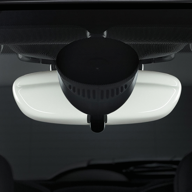 51162353718 - : Interior Mirror Cover, Aspen White for Mini: Cooper, Cooper Clubman, Cooper Countryman Image