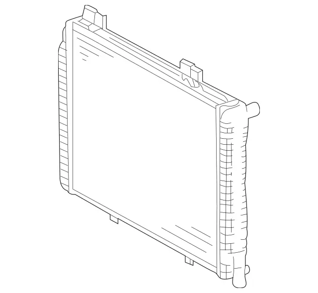 202500780364 - Radiator: Cooler for Mercedes-Benz Image