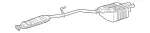 2024903521 - Exhaust System: Exhaust Pipe for Mercedes-Benz: C280 Image