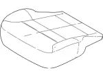 9T4Z7862900EB - Body: Cushion Cover for Ford: Edge Image