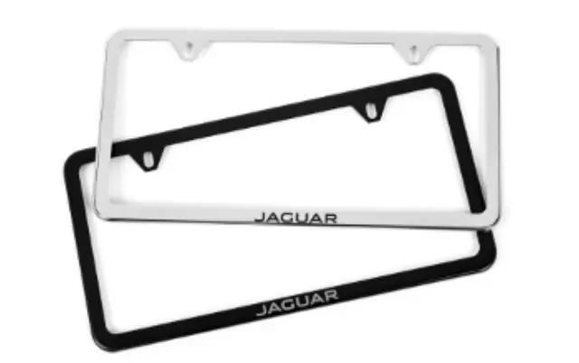 T2R23567 - Exterior: License Plate Frame, Slimline for Jaguar: E-Pace, F-Pace, F-Type, I-Pace, XE, XF, XJ, XJR575 Image