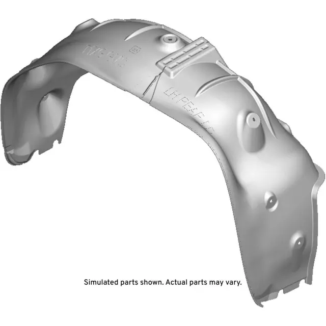 84507682 - : Rear Driver Side Wheelhouse Liner for GMC: Sierra 1500, Sierra 1500 Limited Image