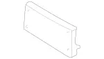 2028850881 - Attachment Parts: License Plate Holder for Mercedes-Benz: C230, C280, C43 AMG Image